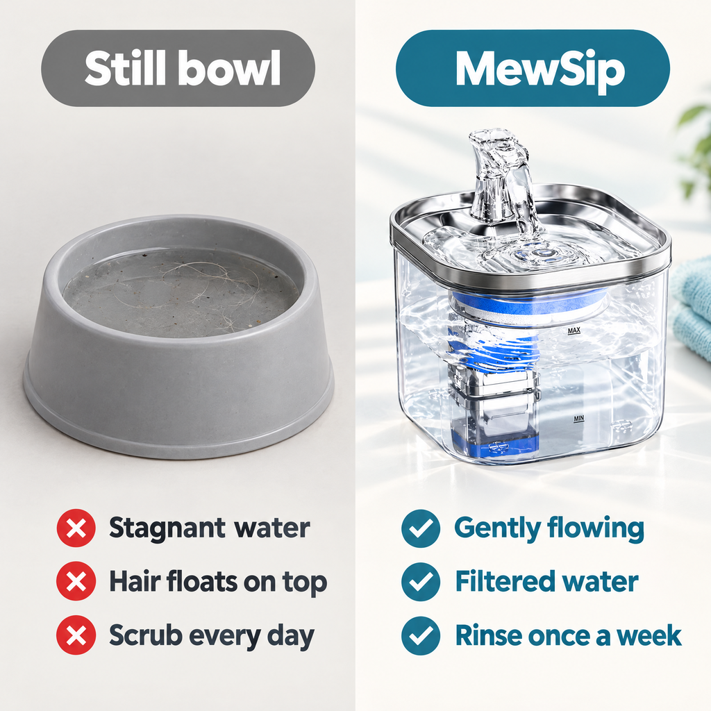 Still bowl vs MewSip comparison
